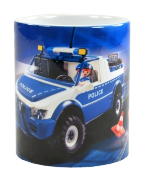 Playmobil 0127526 - Tasse "Police", ca. 320 ml, Keramik